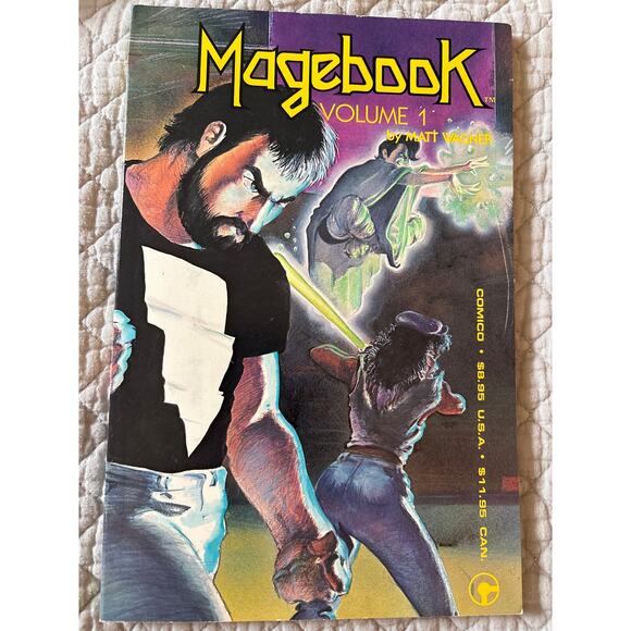 Magebook Volume 1 by Matt Wagner comico comic book 1985 1st print - Picture 1 of 4
